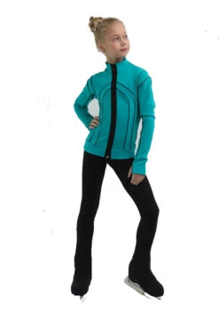 IceDress Figure Skating Pants - Thermal - Kant (Mint With Black) -Figure Skating Equipment Shop 4 05044 11411.1582495351