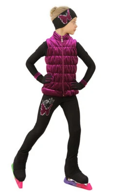 IceDress Figure Skating Vest - Thermal - Velvet (Fuchsia) -Figure Skating Equipment Shop 4 05412 55636 24282 18545.1582510593