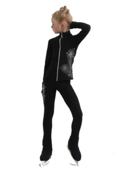 IceDress Figure Skating Pants - Thermal - Firebird (Black) -Figure Skating Equipment Shop 4 22467 61932.1582432586