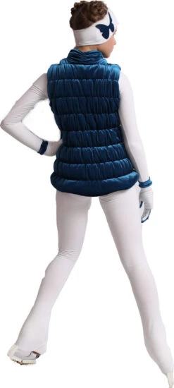 IceDress Figure Skating Vest - Thermal - Velvet (Aquamarine) -Figure Skating Equipment Shop 4 48115 90020 64006 32982.1582513484