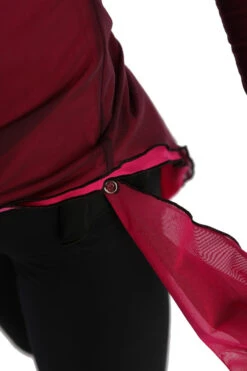 IceDress - Thermal Figure Skating Outfit "Gravity" - Mesh Top And Pants (Fuchsia/Burgundy And Black) -Figure Skating Equipment Shop 5.1672312467 57927.1672314657