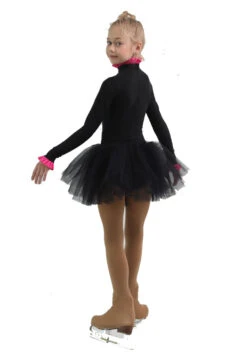 IceDress - Thermal Body (Black With Pink Flounce) -Figure Skating Equipment Shop 519a5bd728d2 23379 81101.1582491495