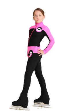 IceDress Figure Skating Jacket - Thermal - Bubble Gum (Black, Hot Pink) -Figure Skating Equipment Shop 5 16790 85238.1601498526