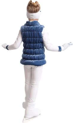 IceDress Figure Skating Vest - Thermal - Velvet (Dolphin) -Figure Skating Equipment Shop 5 43351 29862 01484 34926.1582515525