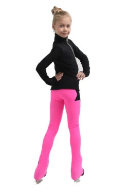 IceDress Figure Skating Pants - Thermal - Disco Dance (Black With Hot Pink) -Figure Skating Equipment Shop 5 65914 06386 57242.1582513425