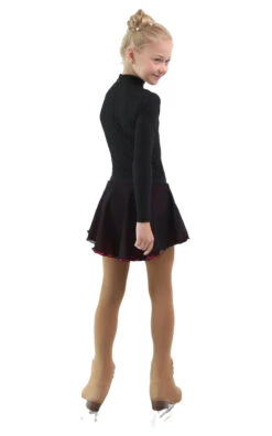 IceDress - Figure Skating Skirts - Harmony (Black With Fuchsia ) -Figure Skating Equipment Shop 5c42aed3bad8 76533 31300.1582480644