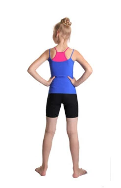 IceDress - Two-color Figure Skating Cami Top (Cornflower And Fuchsia) -Figure Skating Equipment Shop 6.1672310471 39425.1672314455