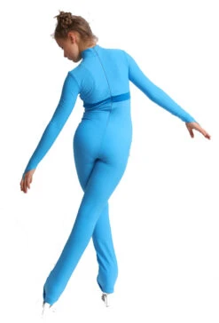 IceDress Figure Skating Overalls - Thermal - Style (Blue With Velvet Trim) -Figure Skating Equipment Shop 60c70de5994e 18825 32599 23118.1582457984