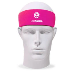 2nd Skull Protective Headband With Silicone Grip Pink