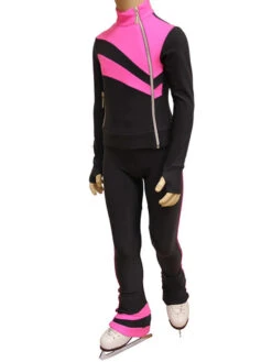 IceDress Figure Skating Outfit - Thermal - Rays (Dark Grey And Pink) -Figure Skating Equipment Shop 61e2830fc5ad296a90908d654b69ab06 52099 57253 04055 38101 86451 55566.1582447920