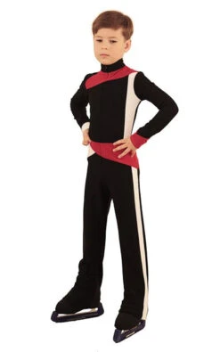 IceDress - Figure Skating Training Overalls For Boys - Skating (Black,Red And White) -Figure Skating Equipment Shop 6a5bfe7167d1 92673 60241.1582465311