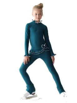 IceDress Figure Skating Outfit - Thermal - Minx (Aquamarine With White) -Figure Skating Equipment Shop 75f3d0a1f06f 32627 04966 75946.1582512931