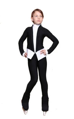 IceDress Figure Skating Jacket - Thermal - Benefit (White And Black) -Figure Skating Equipment Shop 7af21249b574 01154 40307.1601464635