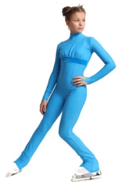 IceDress Figure Skating Overalls - Thermal - Style (Blue With Velvet Trim) -Figure Skating Equipment Shop 7bea7b1858e8 06627 38896 54443 84677.1582511438