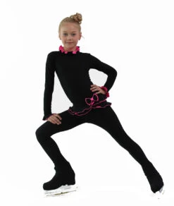 IceDress Figure Skating Outfit - Thermal - Minx (Black With Hot Pink) -Figure Skating Equipment Shop 8024c7994d72 80953 64265.1582457289