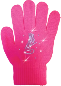 ChloeNoel Ice Skating Gloves - GV22-FS/Skate Crystals