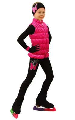 IceDress Figure Skating Outfit - Thermal - Velvet Butterfly With Vest (Hot Pink) -Figure Skating Equipment Shop 8c1f7fe52256 92718 78281 26618 32178.1582511117
