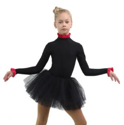 IceDress - Thermal Body (Black With Red Flounce) -Figure Skating Equipment Shop 8c4a15265cdb 24402 05522 03437.1582510829