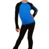IceDress Figure Skating Outfit - Thermal - IceDress Lite (Linglish With Leggings) (Black With Blue) -Figure Skating Equipment Shop 904276df255d 16993 47029 93161.1582431181