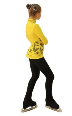 IceDress Figure Skating Outfit - Thermal - Flying (Yellow With Black) -Figure Skating Equipment Shop 90458bb346dc 69108 40802 02584.1582464599