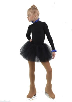 IceDress - Thermal Body (Black With Cornflower Flounce) -Figure Skating Equipment Shop 958782d0f6a7 75562 64943 37939.1582510825