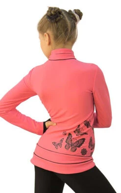 IceDress Figure Skating Outfit - Thermal - Flying (Grapefruit With Black) -Figure Skating Equipment Shop 9717b0911ac3 96051 49778 64282.1582433788