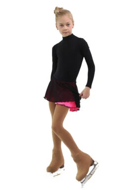 IceDress - Figure Skating Skirts - Harmony (Black With Hot Pink ) -Figure Skating Equipment Shop 9d162096ab15 76413 03185 34073.1582511856
