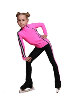 IceDress Figure Skating Outfit - Thermal - Olympus (Hot Pink And Black) -Figure Skating Equipment Shop 9e2107839b74 06614.1600954800