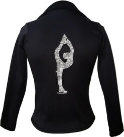 Kami-So Polartec Ice Skating Jacket - Biellmann Spin -Figure Skating Equipment Shop Beilman Silver 27945.1561532644