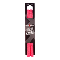 Riedell Criss Cross Laces - Skinny (3/8" Width) -Figure Skating Equipment Shop CrissCrossLaces Skinny NeonPink Web XLarge 40361.1678136209