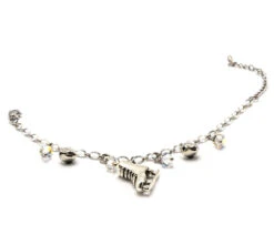 Ice Skating Jewelry - Bracelet With Clear Charms