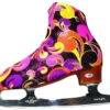 "Fantasy " Ice Skating Boot Covers (Pink/Orange)
