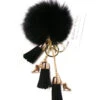 Ice Skating Jewelry - Fluffy & Black Keychain -Figure Skating Equipment Shop Fluffy Black 67044.1608480339