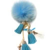 Ice Skating Jewelry - Fluffy & Light Blue Keychain -Figure Skating Equipment Shop Fluffy Light Blue 77849.1674760644
