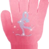 ChloeNoel Ice Skating Gloves - GV22 (Mini Lay-Back Skater Crystals) -Figure Skating Equipment Shop GV22 PK MLB Crystals NEW web 68361.1652987171