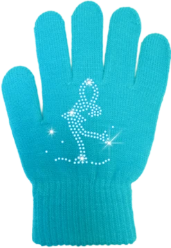 ChloeNoel Ice Skating Gloves - GV22 (Mini Lay-Back Skater Crystals) -Figure Skating Equipment Shop GV22 TQ MLB Crystals NEW web 06100.1652987171