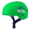 Triple Eight Little Tricky Dual Certified Sweatsaver Kids Rollerskating Helmet - Green Rubber (One Size - Youth 8+) -Figure Skating Equipment Shop Green Rubber 47914.1637403017