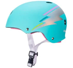 Triple Eight THE Certified Sweatsaver Rollerskating Helmet - Teal Hologram -Figure Skating Equipment Shop Holo helmet Side e1569860937222 fff91fc9 36d2 4f17 9391 12f13f56e71c 1024x1024 82676.1629109220