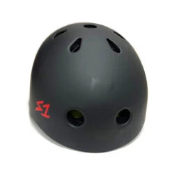 S1 Lifer Helmet - Black Matte With Red Straps- Size XL Only (Refurbished) -Figure Skating Equipment Shop IMG 2572 13564.1651517669