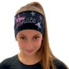 Elite Xpression - Black Skate Like A Star Headband - Pink -Figure Skating Equipment Shop IMG 5256 1000x 77110.1645444648