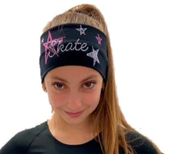 Elite Xpression - Black Skate Like A Star Headband - Pink