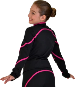 ChloeNoel J76 Heavy Poly Spandex Pipings Swirl Figure Skating Jacket -Figure Skating Equipment Shop J76 back FS 1 1 1 1 1 1 1 1 03060.1435005944.1280.1280 86951.1675196853