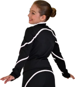ChloeNoel J76 Heavy Poly Spandex Pipings Swirl Figure Skating Jacket -Figure Skating Equipment Shop J76 back WW 1 1 1 1 1 1 1 1 99093.1435005962.1280.1280 47303.1675196853