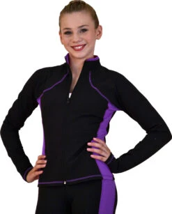 ChloeNoel JS08 Supplex Rider Style Figure Skating Jacket -Figure Skating Equipment Shop JS08 PR small 24314.1666907381