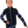 Chloe Noel JS106P Elite Polartec Spiral Fleece Figure Skating Jacket With Crystals -Figure Skating Equipment Shop JS106P PW 00823.1553342493