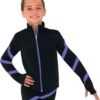 Chloe Noel JS106P Elite Polartec Spiral Fleece Figure Skating Jacket -Figure Skating Equipment Shop JS106P PW 60407.1659655021