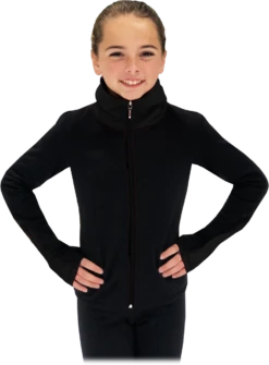 Chloe Noel JS883P Contract Elite Polartec Spiral Fleece Figure Skating Jacket