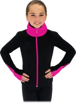 Chloe Noel JS883P Contract Elite Polartec Spiral Fleece Figure Skating Jacket -Figure Skating Equipment Shop JS883P CP 07888.1657310761