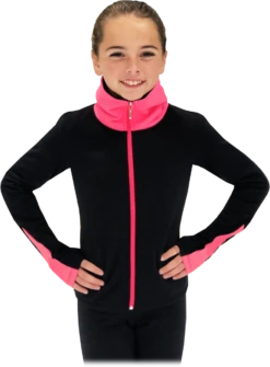 Chloe Noel JS883P Contract Elite Polartec Spiral Fleece Figure Skating Jacket -Figure Skating Equipment Shop JS883P CR 56034.1657310761