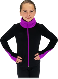 Chloe Noel JS883P Contract Elite Polartec Spiral Fleece Figure Skating Jacket -Figure Skating Equipment Shop JS883P PW 38701.1657310761